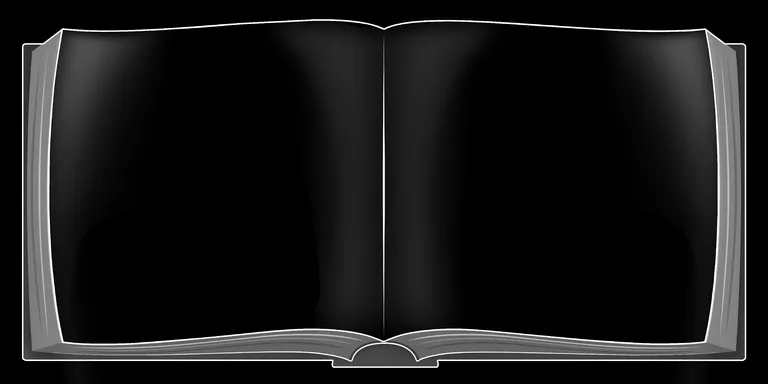 Виньетка для гравировки на памятнике: Книга