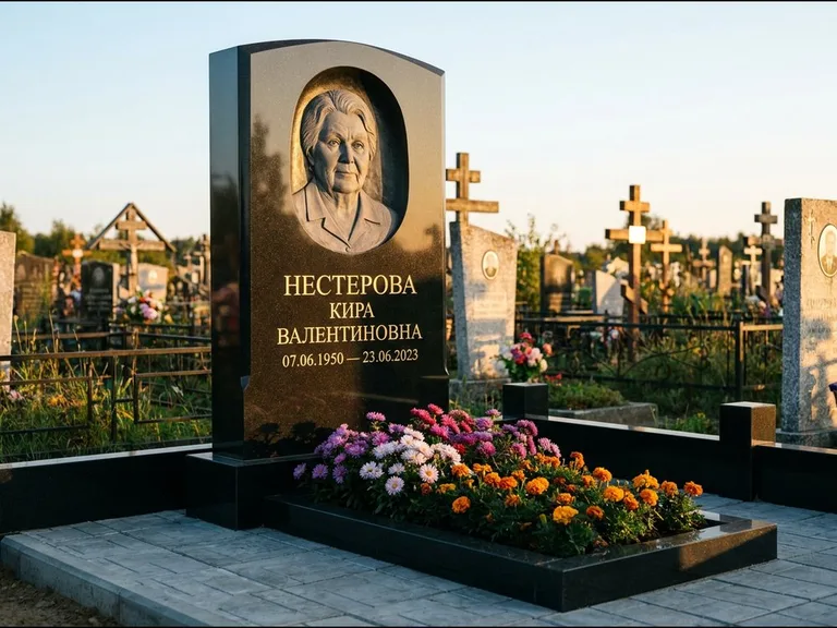 Памятник с барельефом — выполненная работа 12 в Норильске