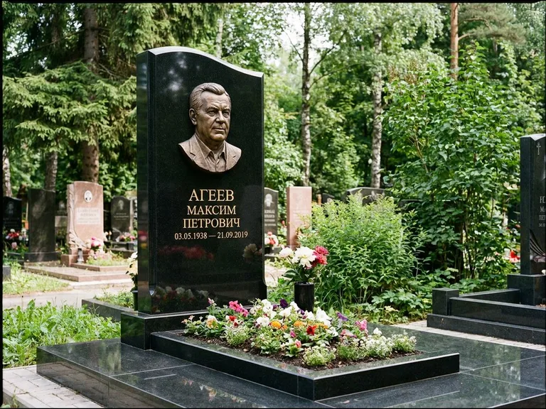 Памятник с барельефом — выполненная работа 13 в Норильске