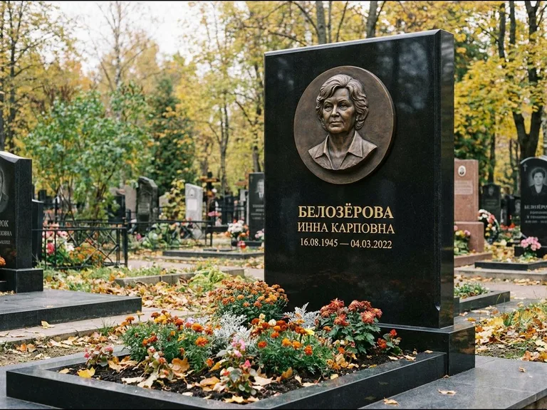 Памятник с барельефом — выполненная работа 14 в Норильске