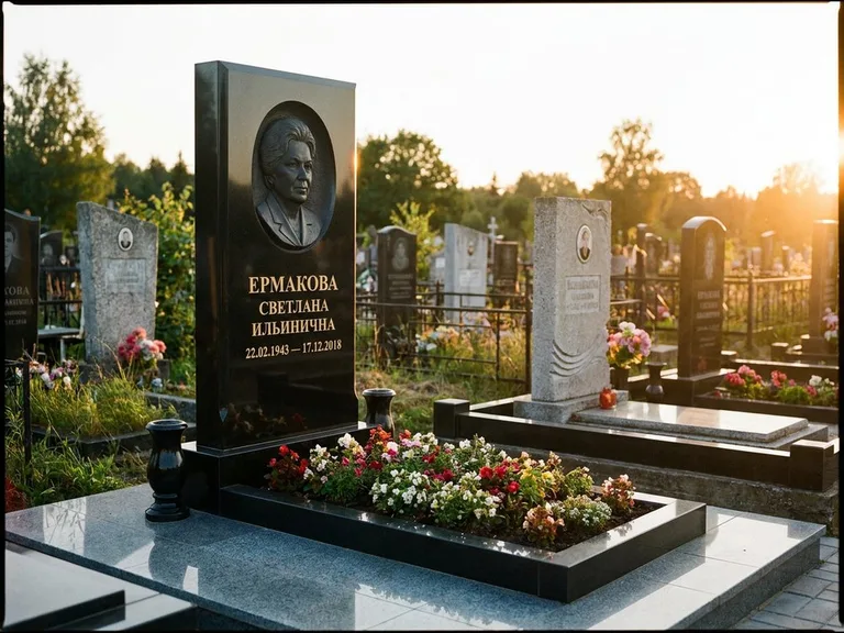 Памятник с барельефом — выполненная работа 18 в Норильске