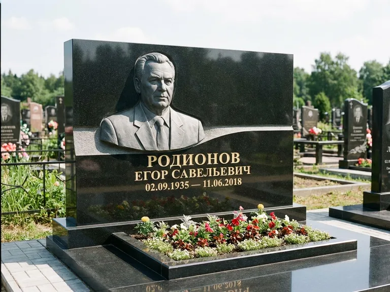 Памятник с барельефом — выполненная работа 27 в Норильске