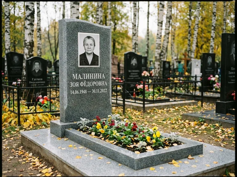 Прямоугольный керамический портрет — работа «Малинина» в Норильске