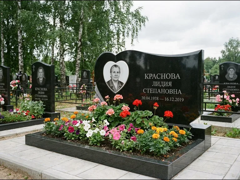 Портрет в форме сердца — работа «Краснова» в Норильске