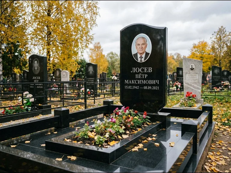 Керамический портрет — работа «Лосев» в Норильске
