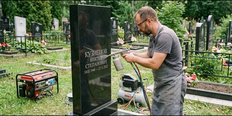 Гравировка с выездом — гравировка на памятник в Норильске