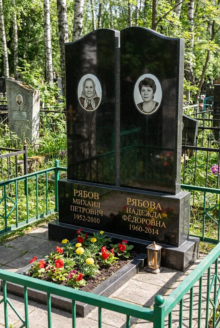 Аллея на Долгопрудненском кладбище