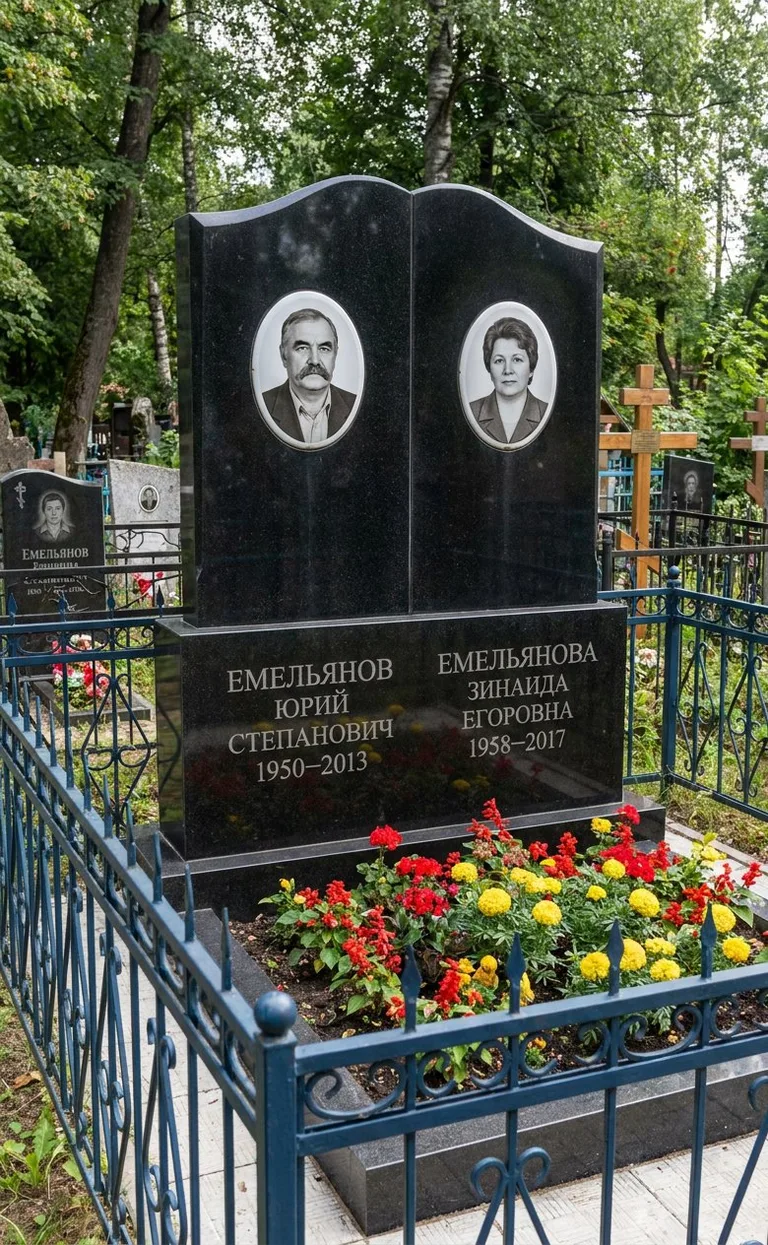 Аллея на Городском кладбище №3 в Нижневартовске
