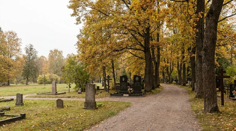 Установка гранитного памятника на участке Ново-Богородского кладбища