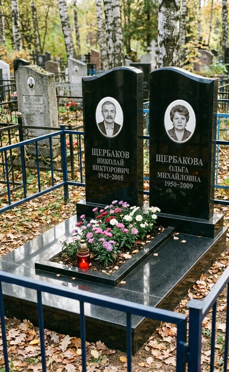 Аллея на Новом городском кладбище в Калининграде