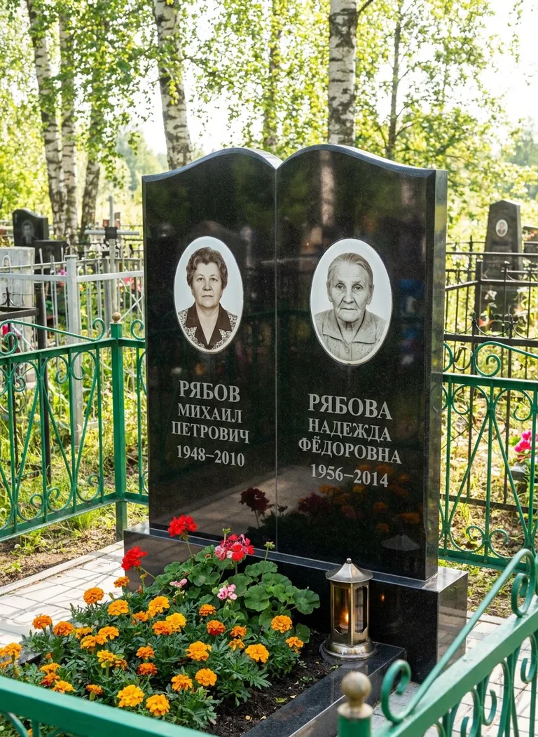 Аллея на Северном кладбище в Ростове-на-Дону