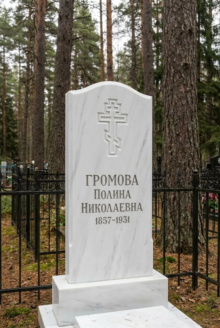 Аллея на Ваганьковском кладбище в Москве