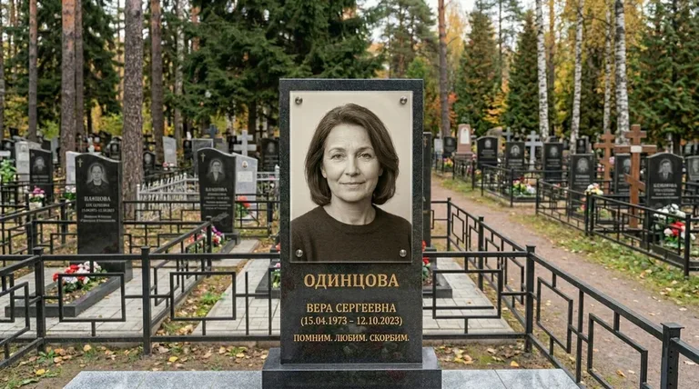 Прямоугольный портрет на стекле на держателях в Норильске