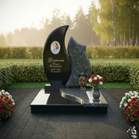 Комбинированный памятник православный - ПН241