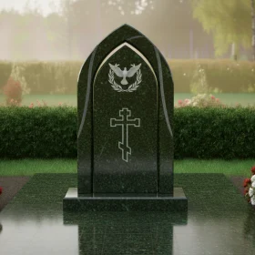 Православный гранитный памятник с крестом - ПН325
