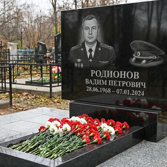 Памятник офицеру полиции с фуражкой